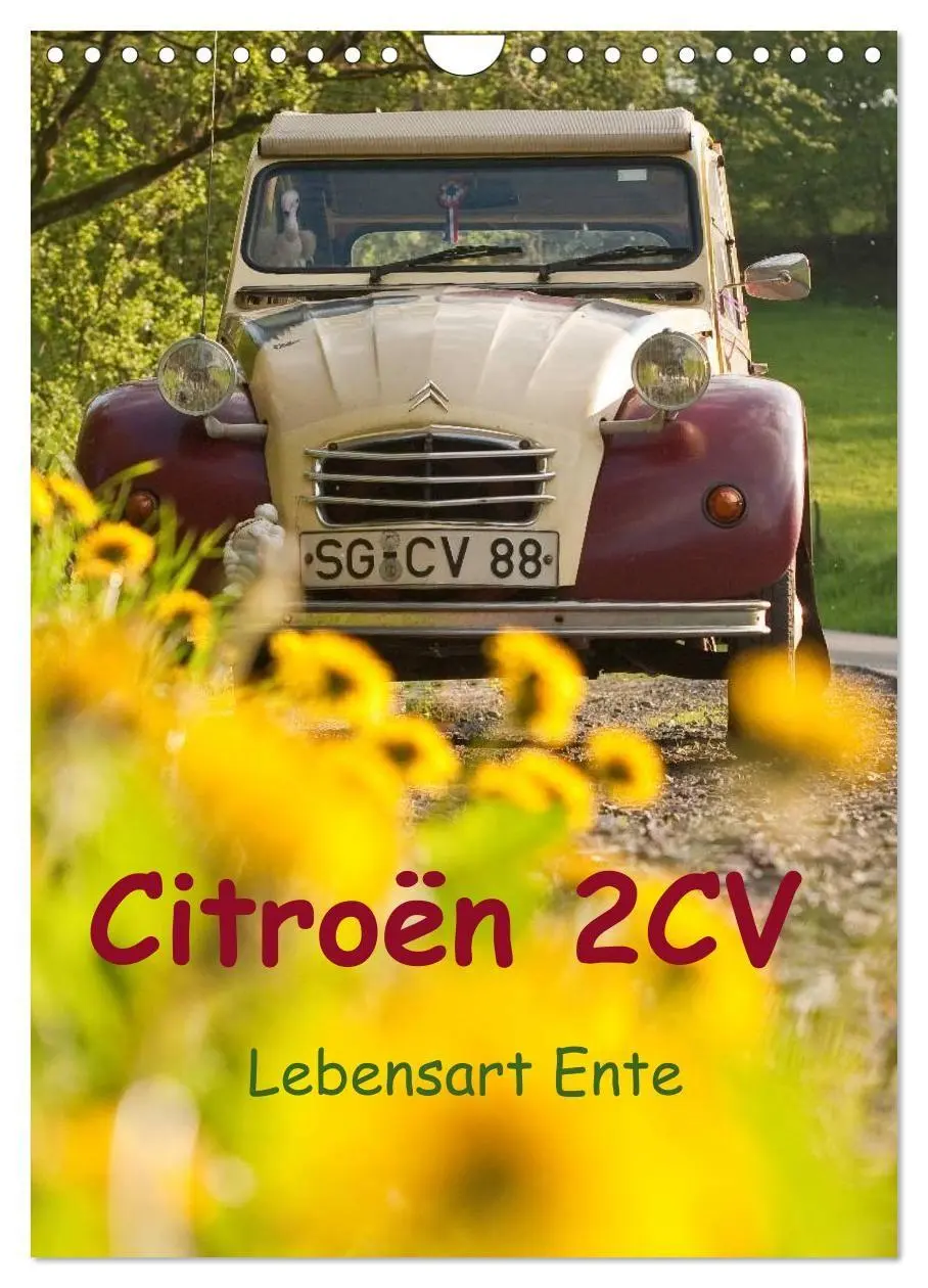 Cover: 9783569923096 | Citroën 2CV - Lebensart Ente (Wandkalender 2027 DIN A4 hoch),...