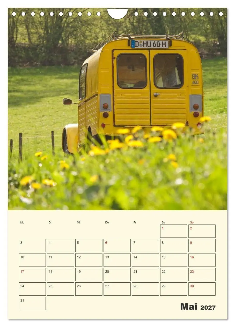 Bild: 9783569923096 | Citroën 2CV - Lebensart Ente (Wandkalender 2027 DIN A4 hoch),...