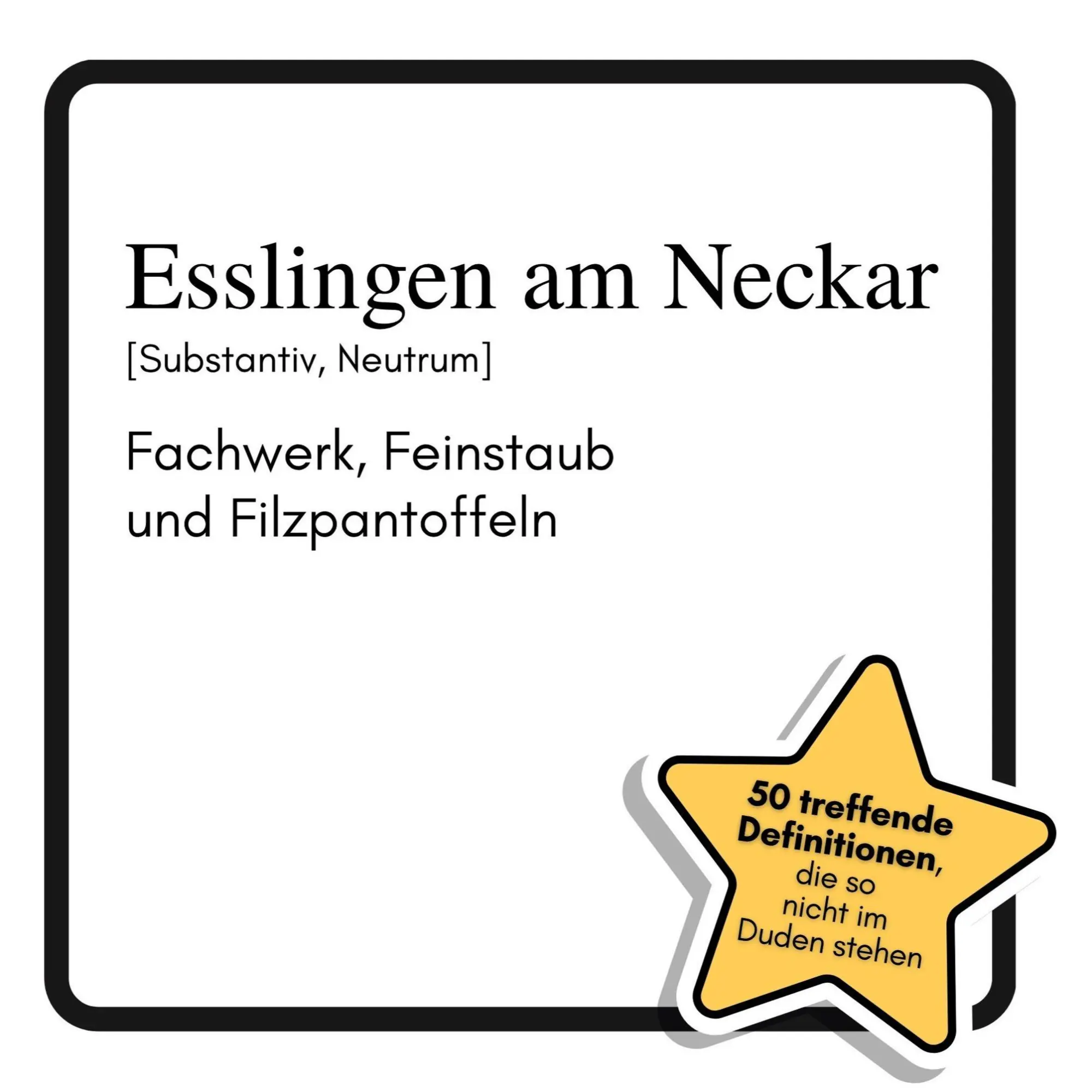 Cover: 9783695343096 | Esslingen am Neckar | Fachwerk, Feinstaub und Filzpantoffeln | Krause