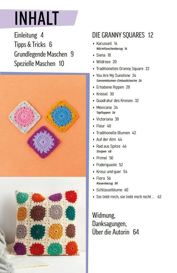 Bild: 9783702023096 | Neue Häkel-Ideen für Granny Squares | 20 Sachen selber machen | Pierce