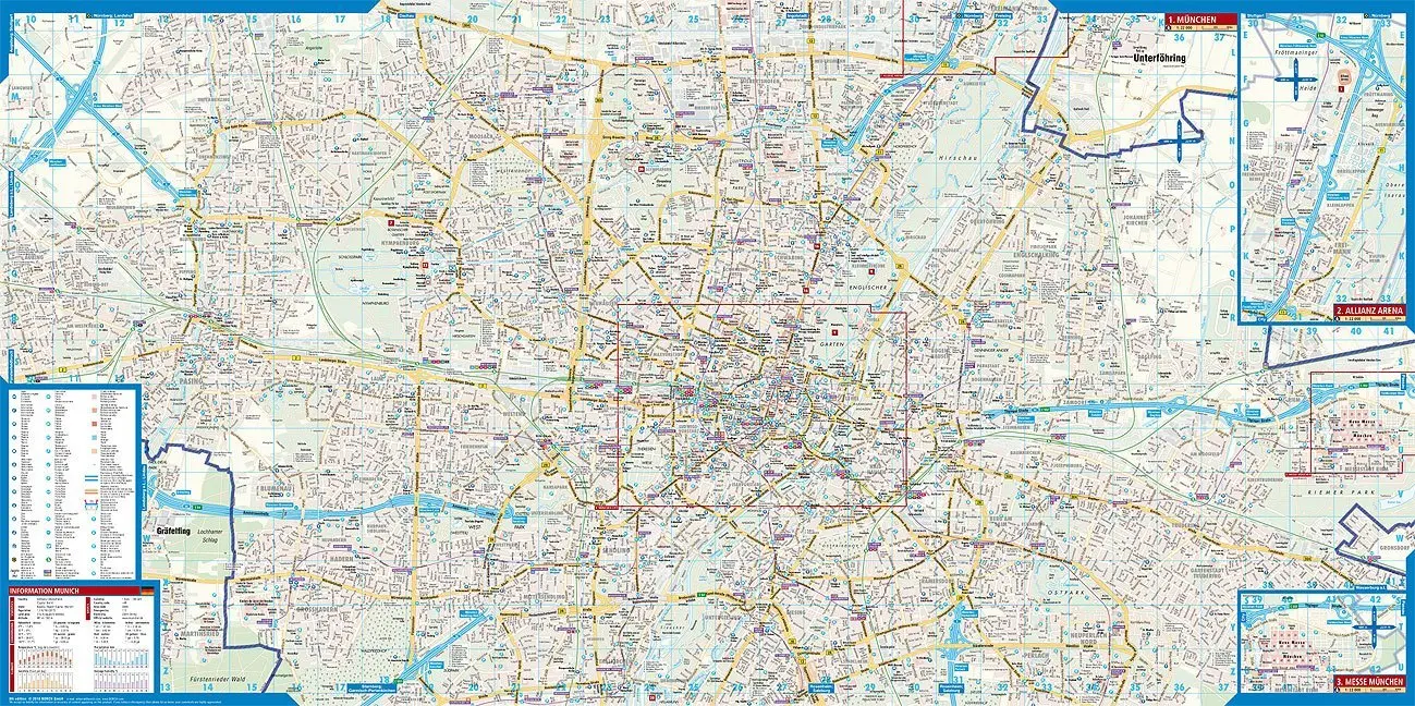 Bild: 9783866093096 | Borch Map Munich / München | (Land-)Karte | Mehrfarbendruck. Gefalzt