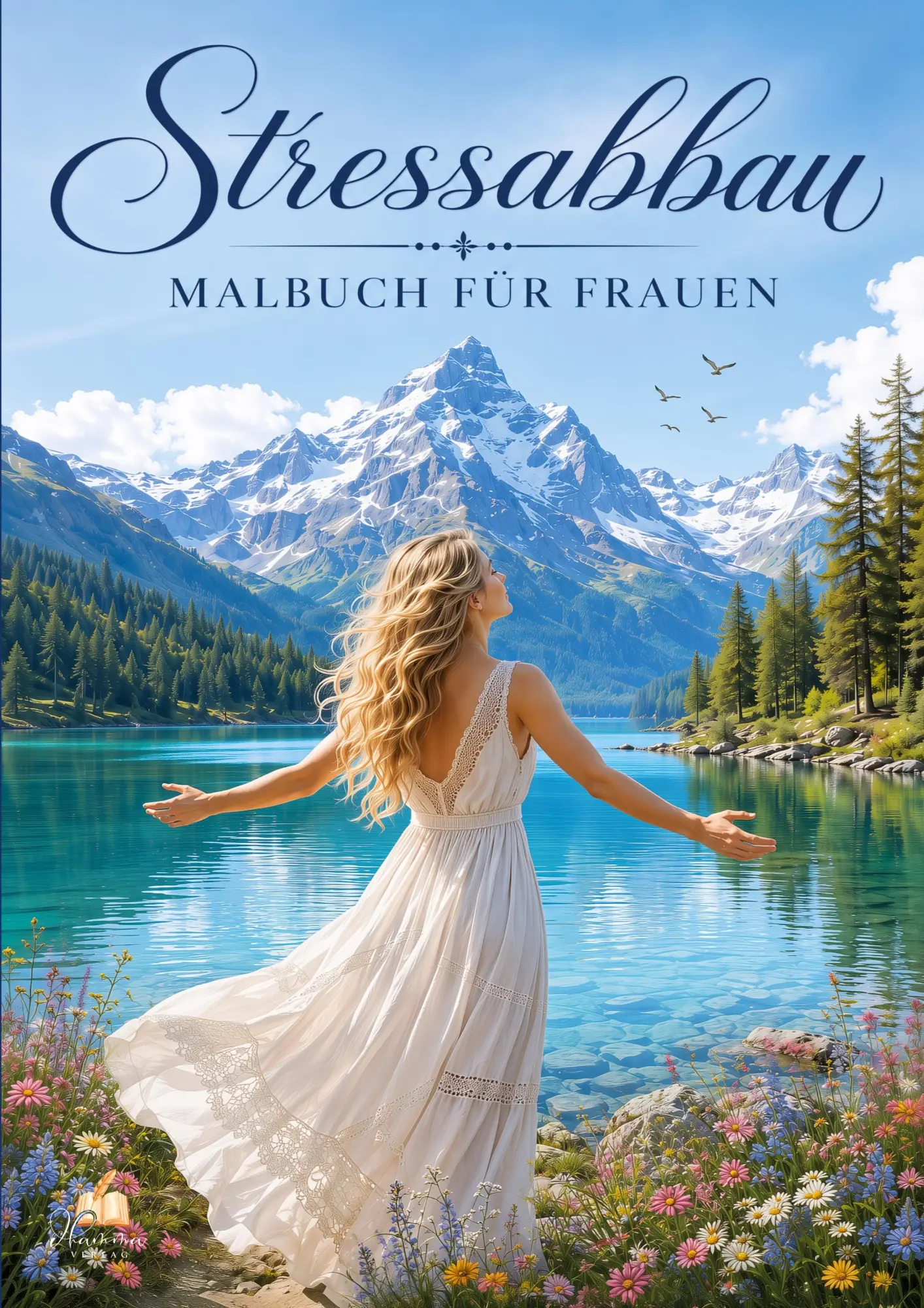 Cover: 9783986573096 | Stressabbau Malbuch für Frauen mit 70 wohltuenden Ausmalmotiven | Buch