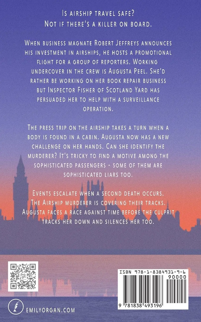 Rückseite: 9781838493196 | Murder in the Air | Emily Organ | Taschenbuch | Englisch | 2022