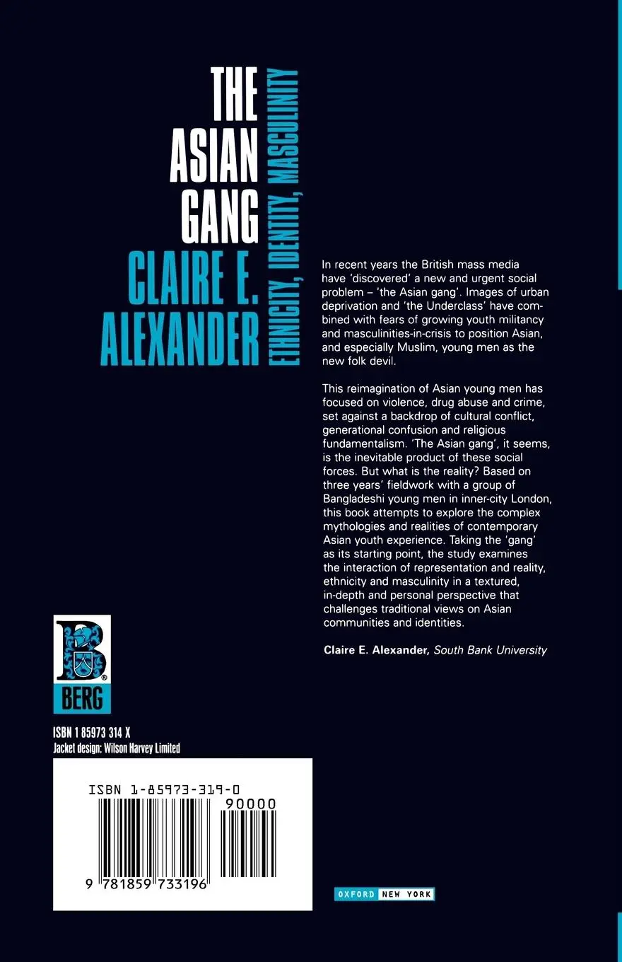 Rückseite: 9781859733196 | The Asian Gang | Ethnicity, Identity, Masculinity | Claire Alexander