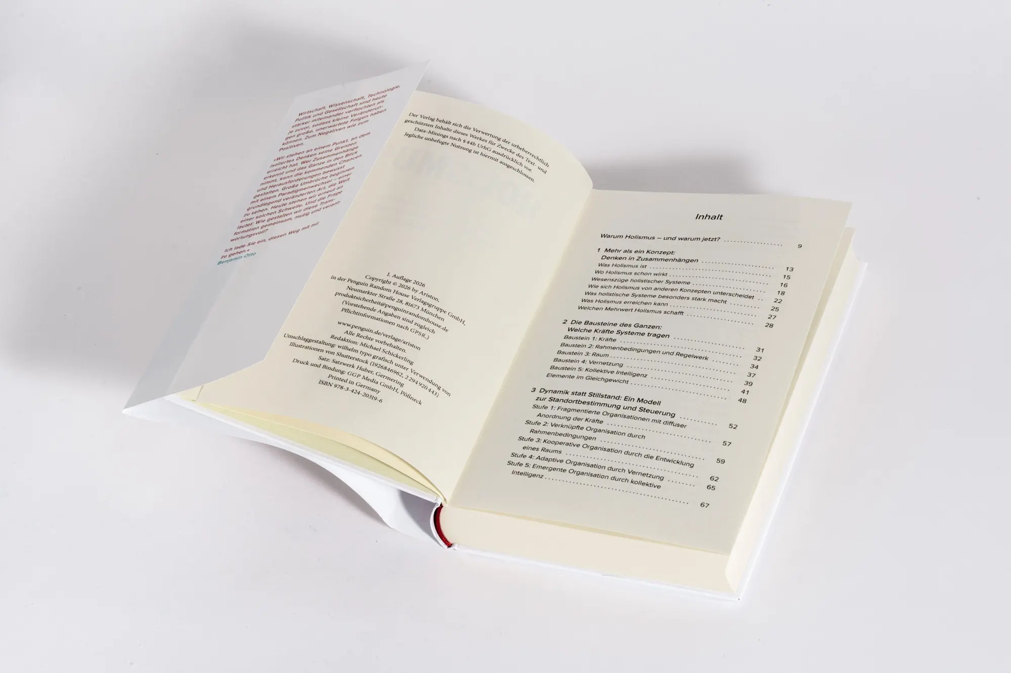 Bild: 9783424203196 | Holismus | Benjamin Otto | Buch | 256 S. | Deutsch | 2026 | Ariston