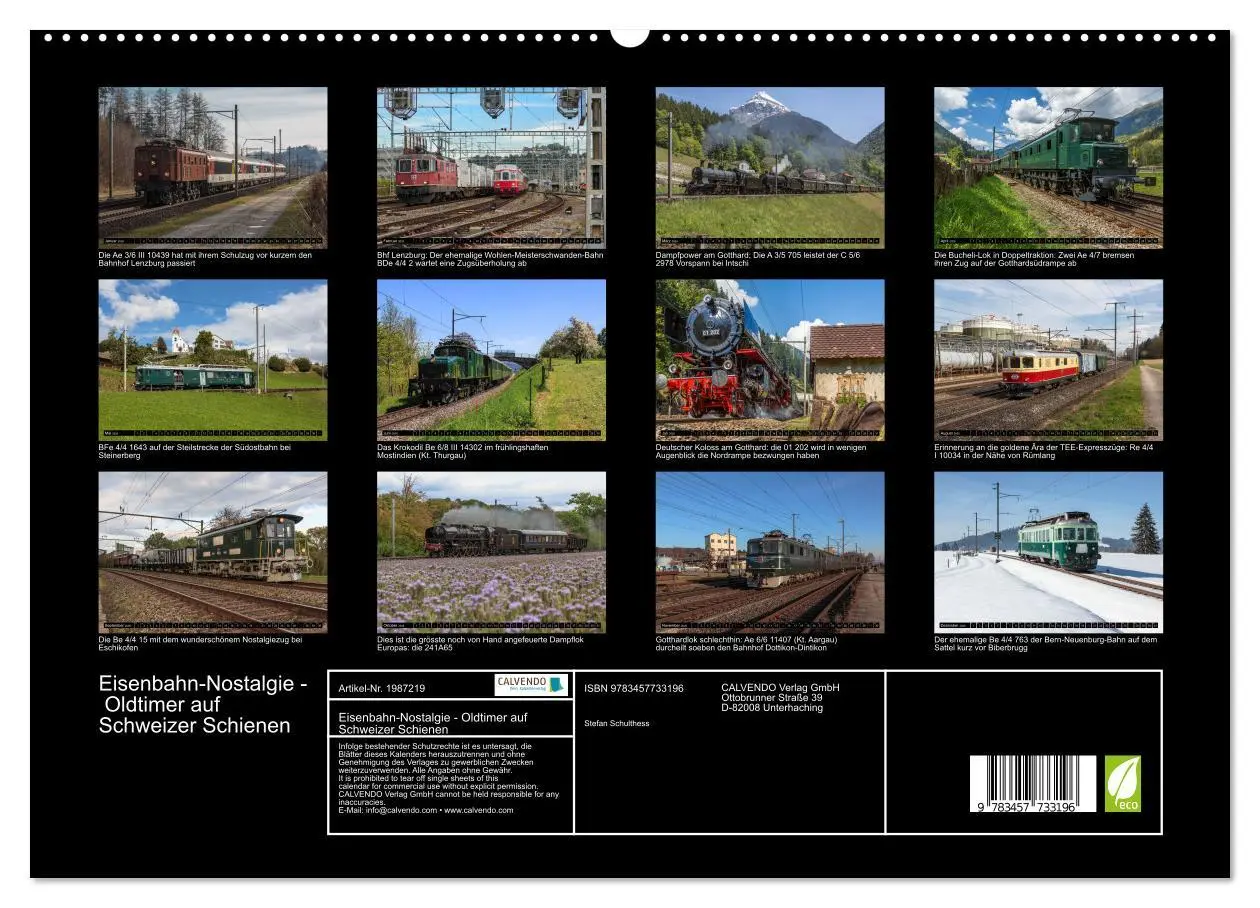 Bild: 9783457733196 | Eisenbahn-Nostalgie - Oldtimer auf Schweizer Schienen (hochwertiger...