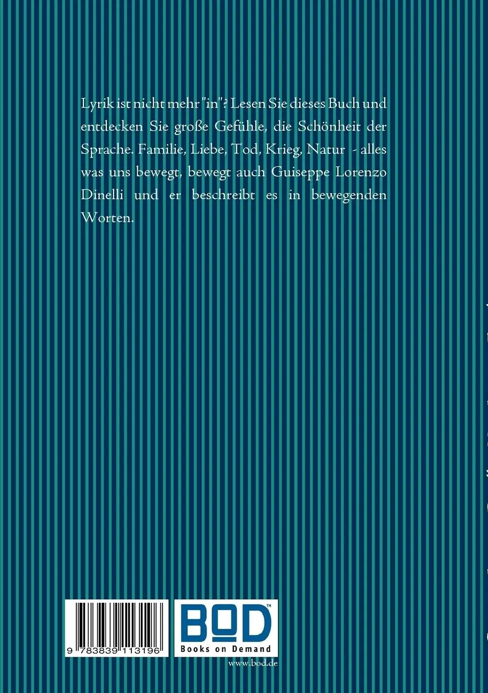 Rückseite: 9783839113196 | Vom Jetzt zur Ewigkeit | Guiseppe Lorenzo Dinelli | Taschenbuch | 2009