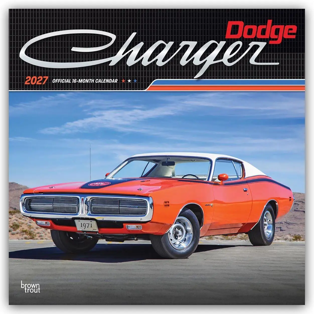 Cover: 9798330713196 | Dodge Charger 2027 - 16-Monatskalender | Browntrout Publishers | 28 S.