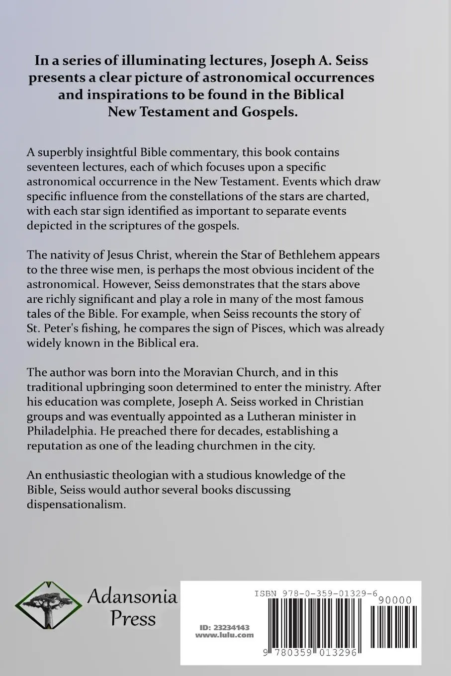 Rückseite: 9780359013296 | The Gospel in the Stars | Joseph A. Seiss | Taschenbuch | Englisch