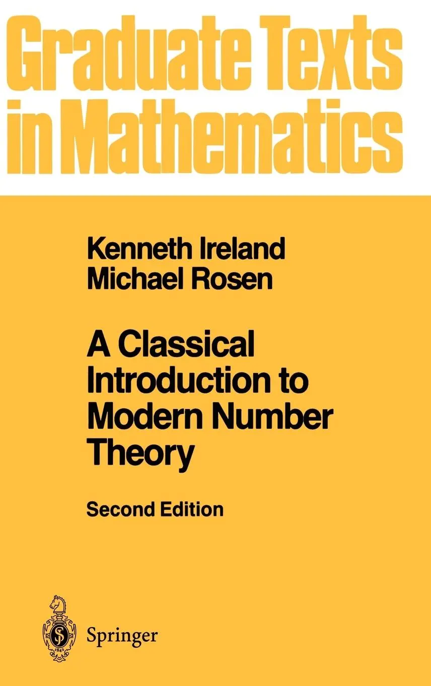 Cover: 9780387973296 | A Classical Introduction to Modern Number Theory | Ireland (u. a.)