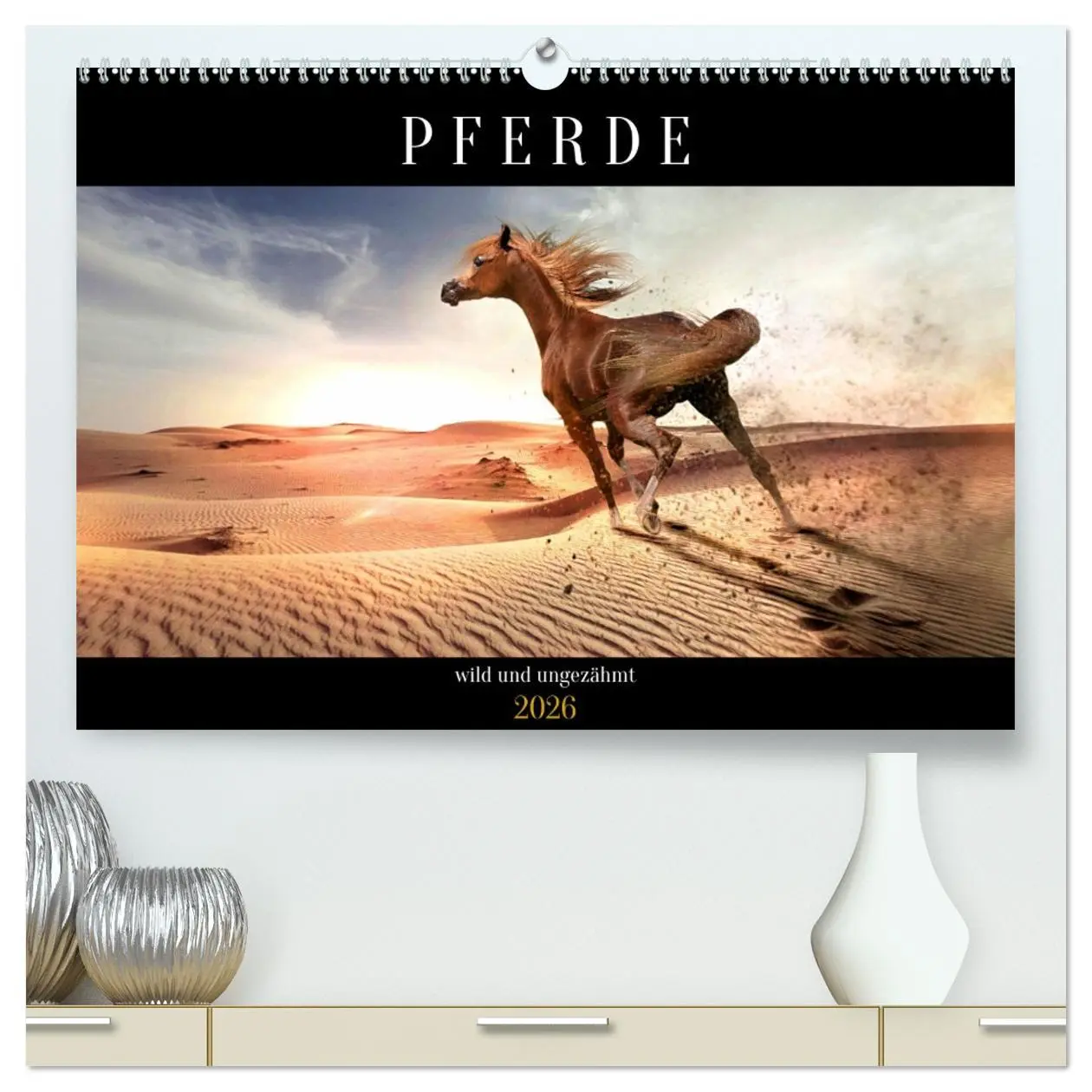Cover: 9783457413296 | Pferde - wild und ungezähmt (hochwertiger Premium Wandkalender 2026...