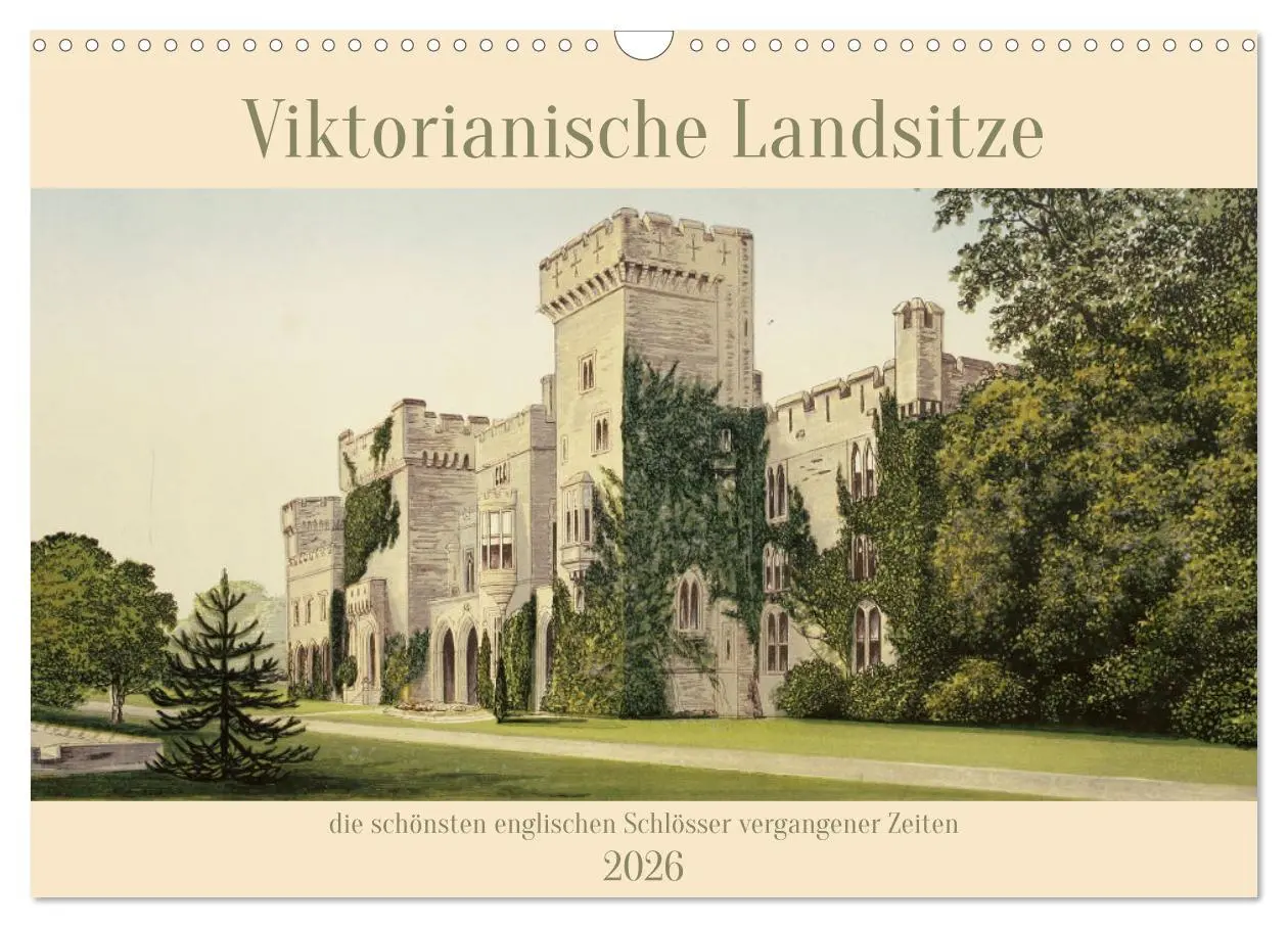 Cover: 9783457583296 | Viktorianische Landsitze (Wandkalender 2026 DIN A3 quer), CALVENDO...