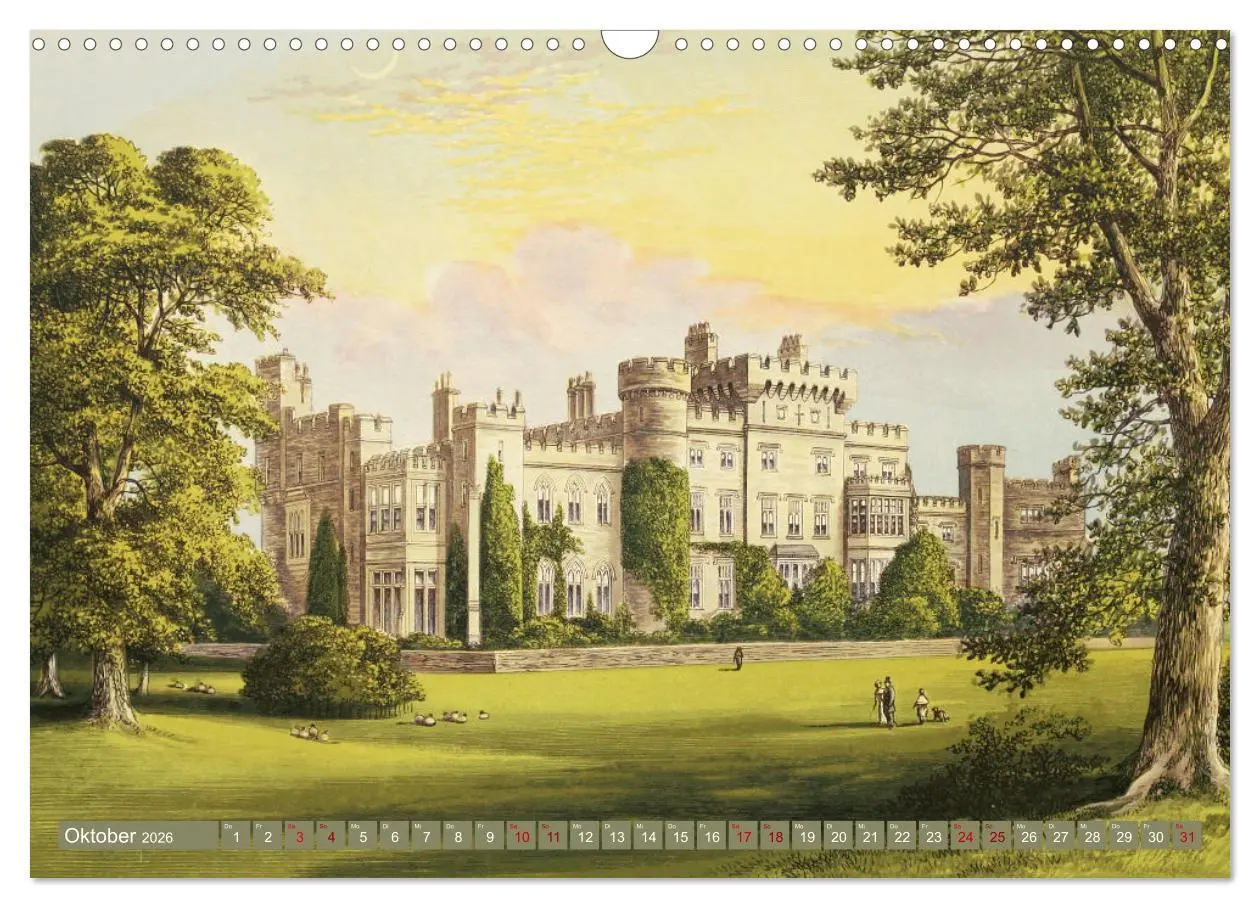 Bild: 9783457583296 | Viktorianische Landsitze (Wandkalender 2026 DIN A3 quer), CALVENDO...