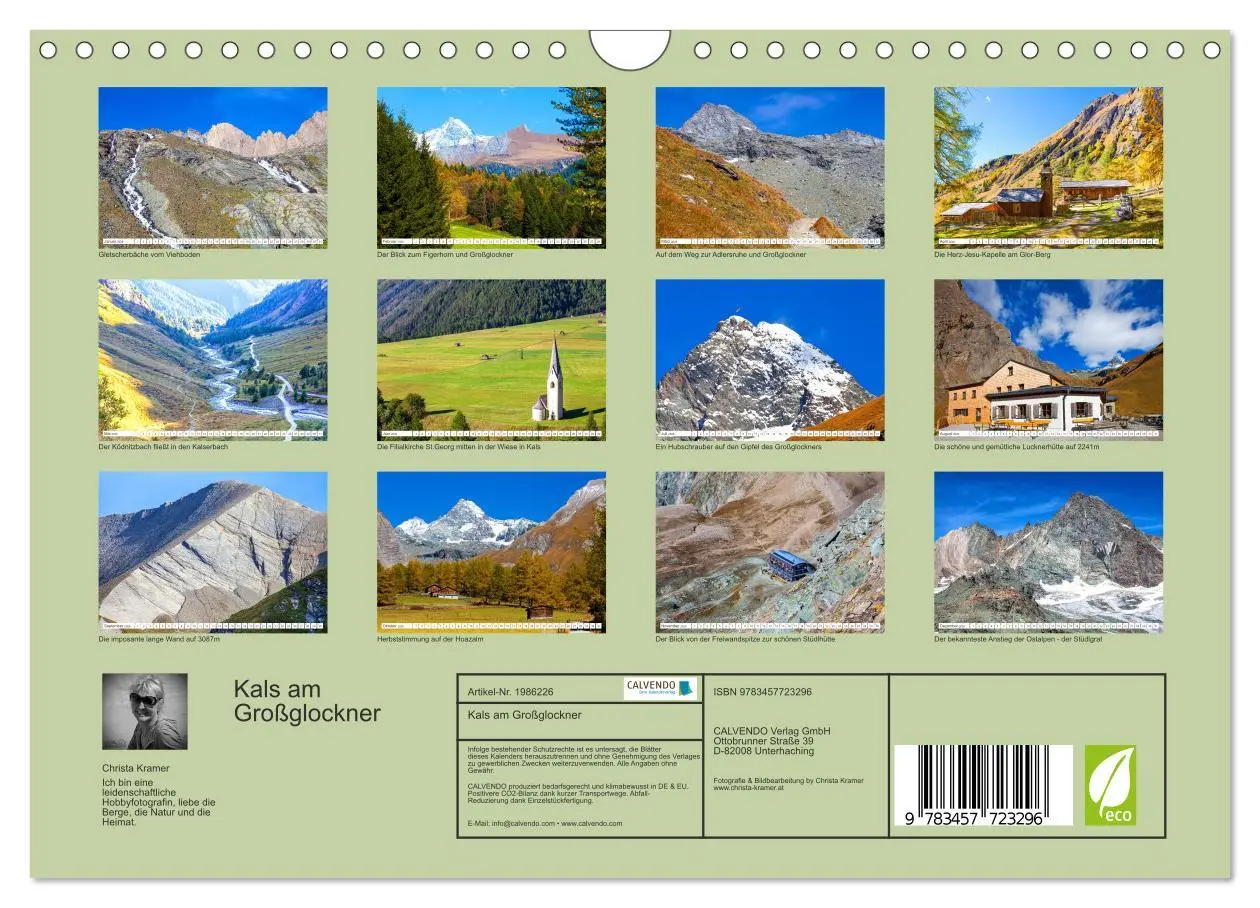 Bild: 9783457723296 | Kals am Großglockner (Wandkalender 2026 DIN A4 quer), CALVENDO...