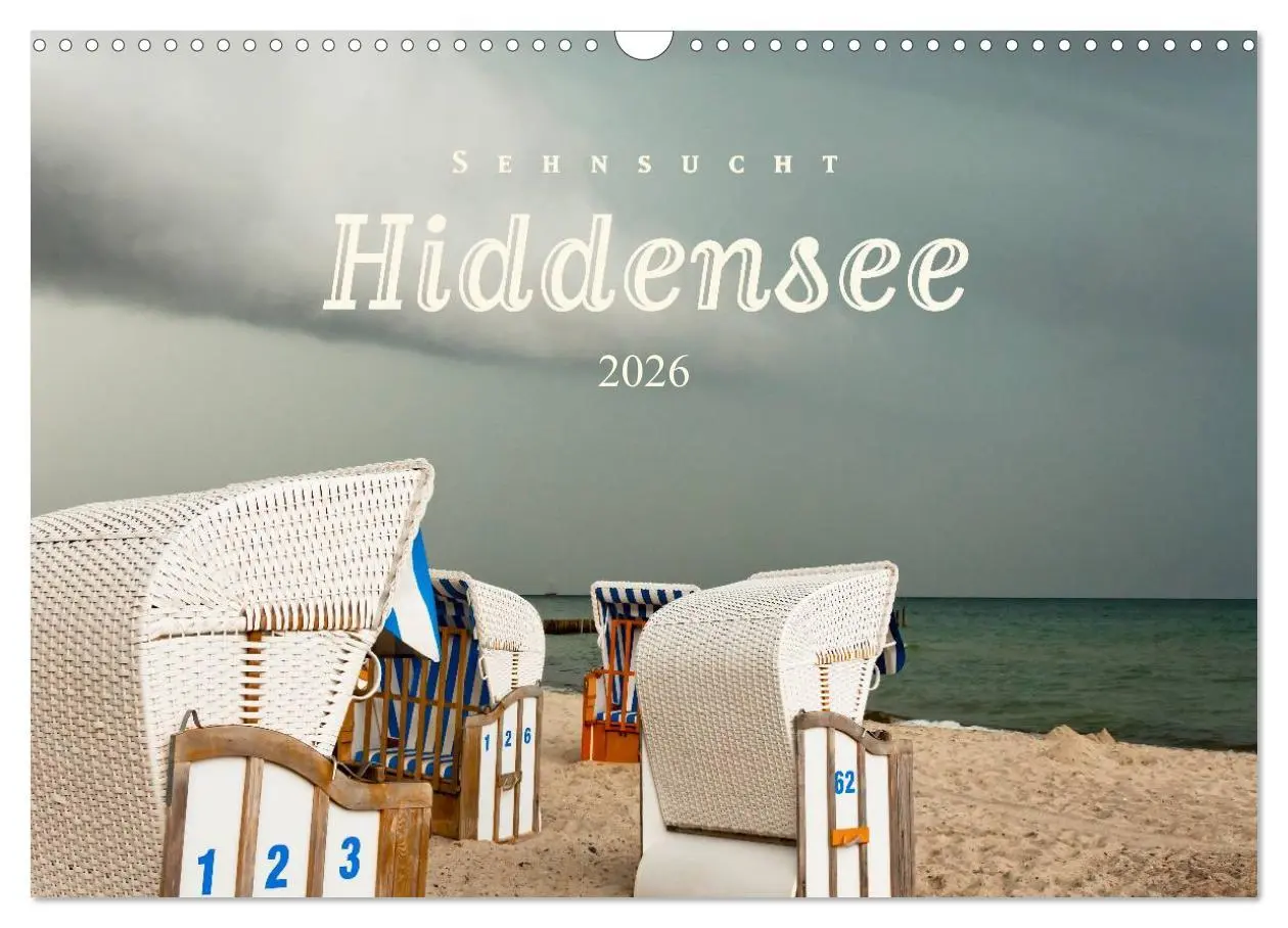 Cover: 9783516053296 | Sehnsucht Hiddensee 2026 (Wandkalender 2026 DIN A3 quer), CALVENDO...