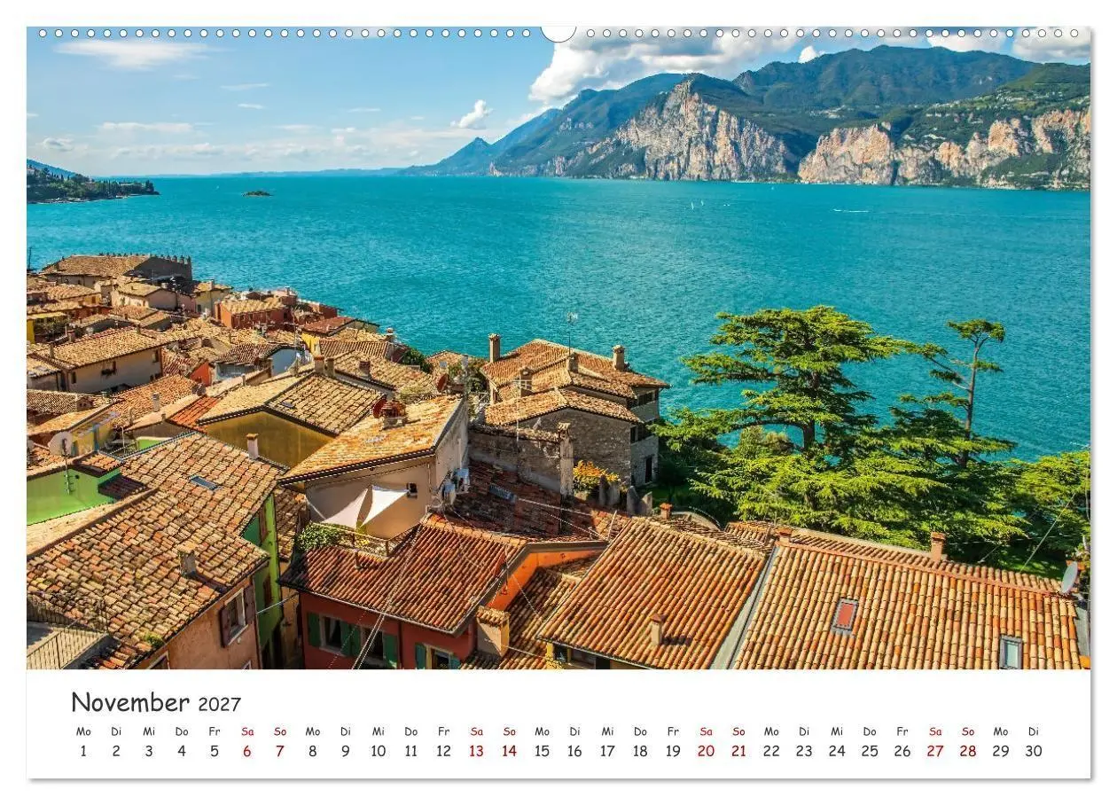 Bild: 9783569213296 | Malcesine am Gardasee (Wandkalender 2027 DIN A2 quer), CALVENDO...