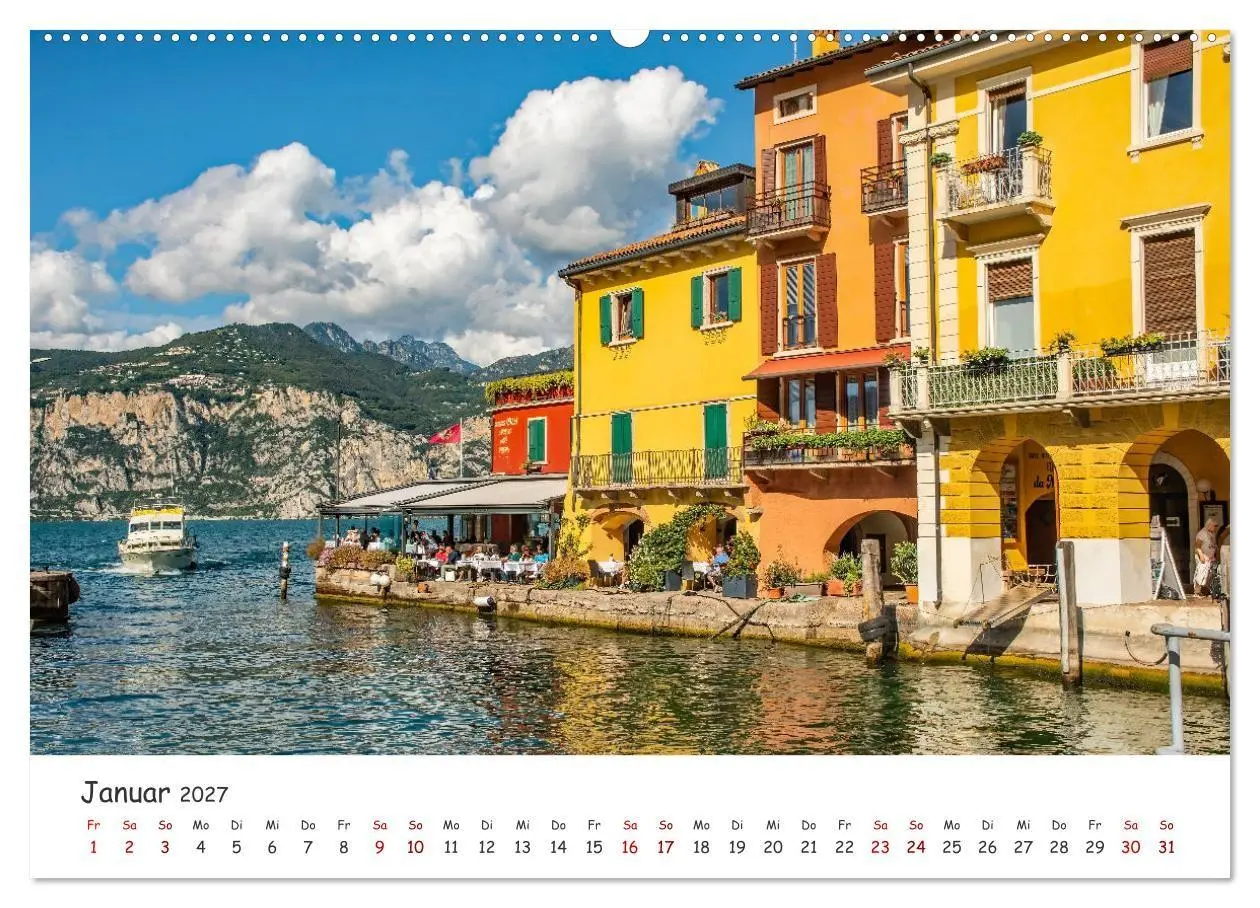 Bild: 9783569213296 | Malcesine am Gardasee (Wandkalender 2027 DIN A2 quer), CALVENDO...