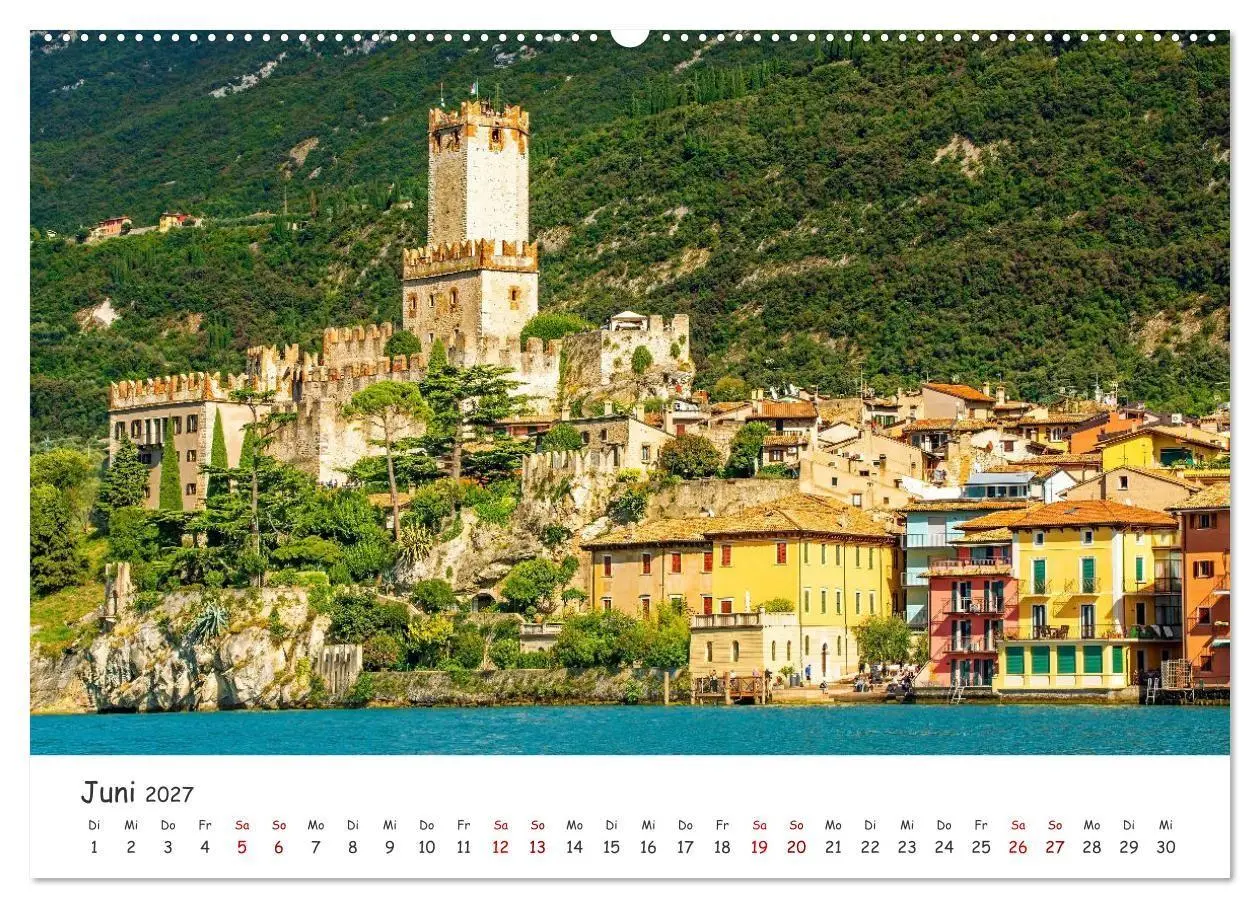 Bild: 9783569213296 | Malcesine am Gardasee (Wandkalender 2027 DIN A2 quer), CALVENDO...