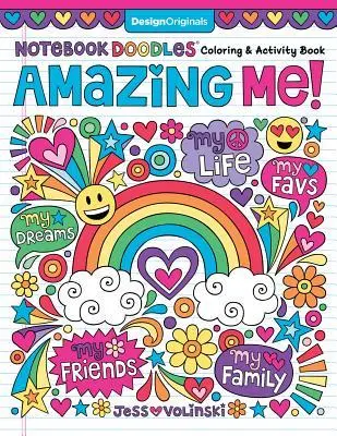 Cover: 9781497203396 | Notebook Doodles Amazing Me | Coloring &amp; Activity Book | Jess Volinski