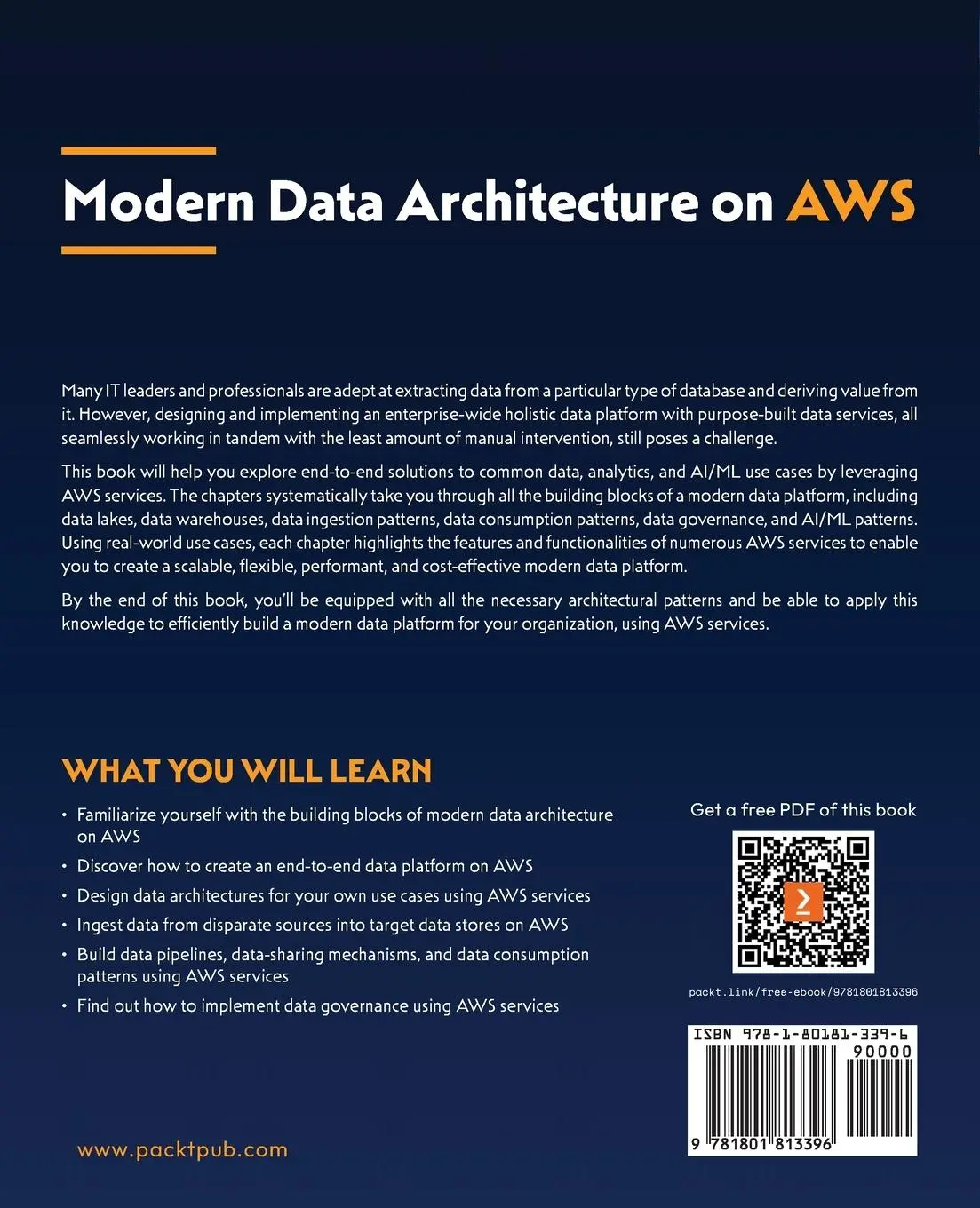 Rückseite: 9781801813396 | Modern Data Architecture on AWS | Behram Irani | Taschenbuch | 2023