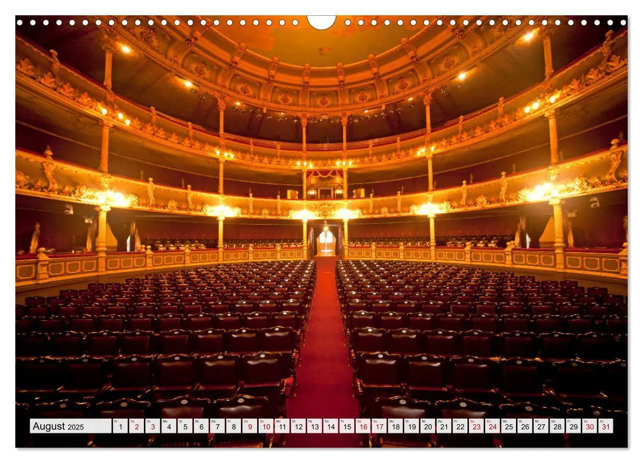 Bild: 9783435173396 | Opernhäuser (Wandkalender 2025 DIN A3 quer), CALVENDO Monatskalender
