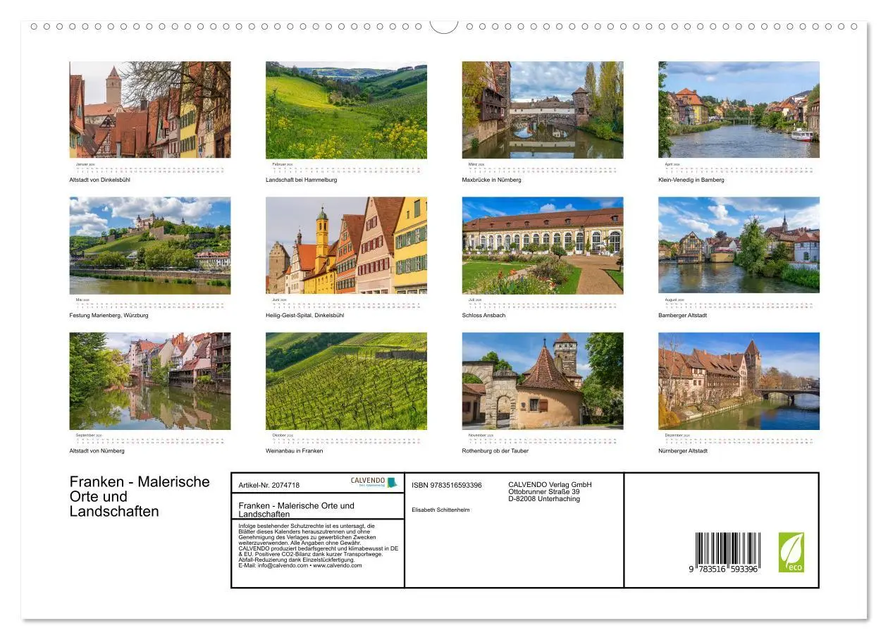 Bild: 9783516593396 | Franken - Malerische Orte und Landschaften (hochwertiger Premium...