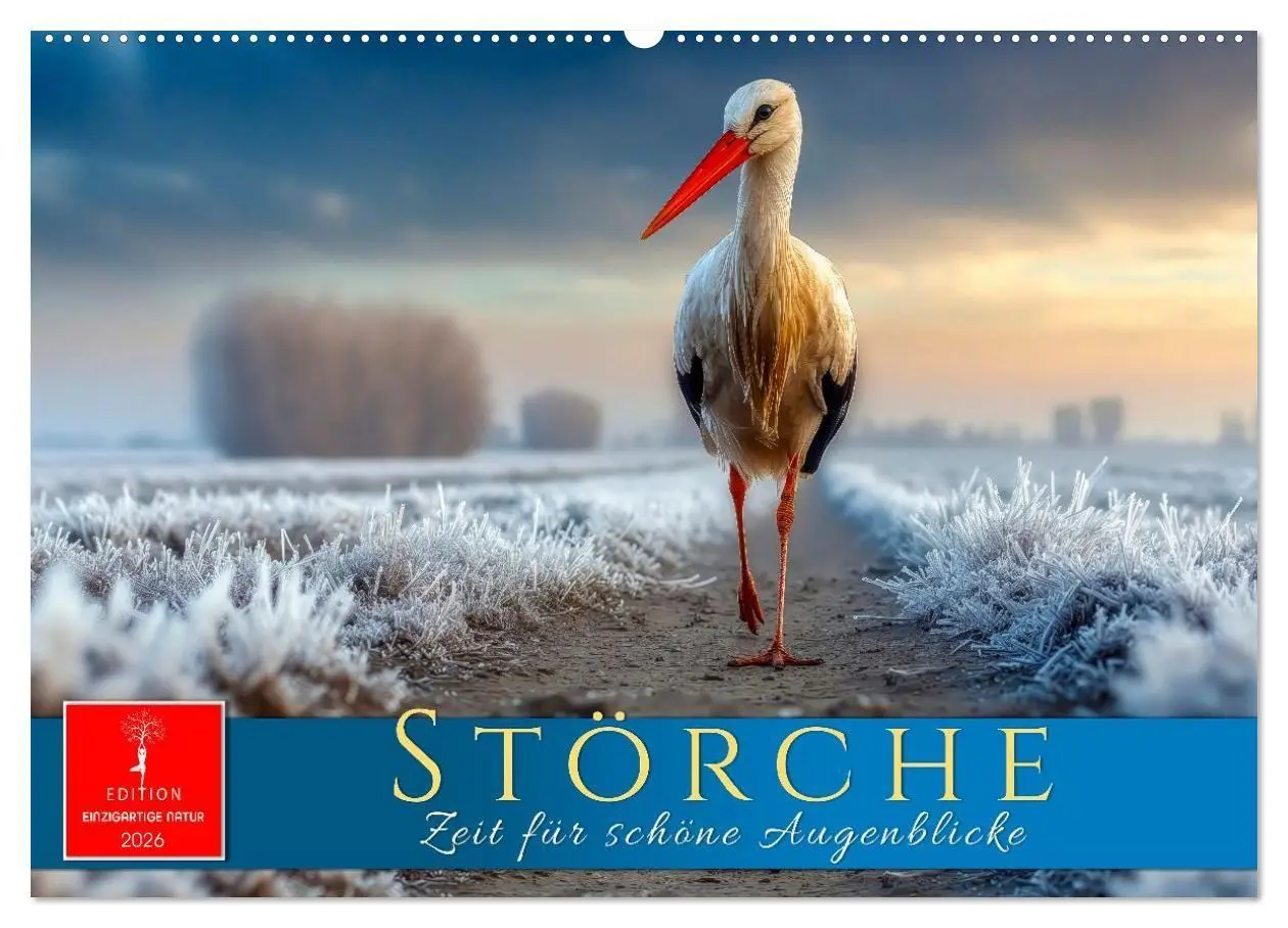 Cover: 9783516663396 | Störche - Zeit für schöne Augenblicke (Wandkalender 2026 DIN A2...