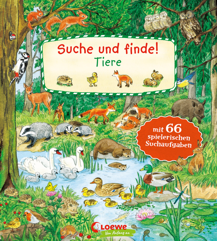 Cover: 9783743203396 | Suche und finde! - Tiere | Tina Frankenstein-Börlin (u. a.) | Buch