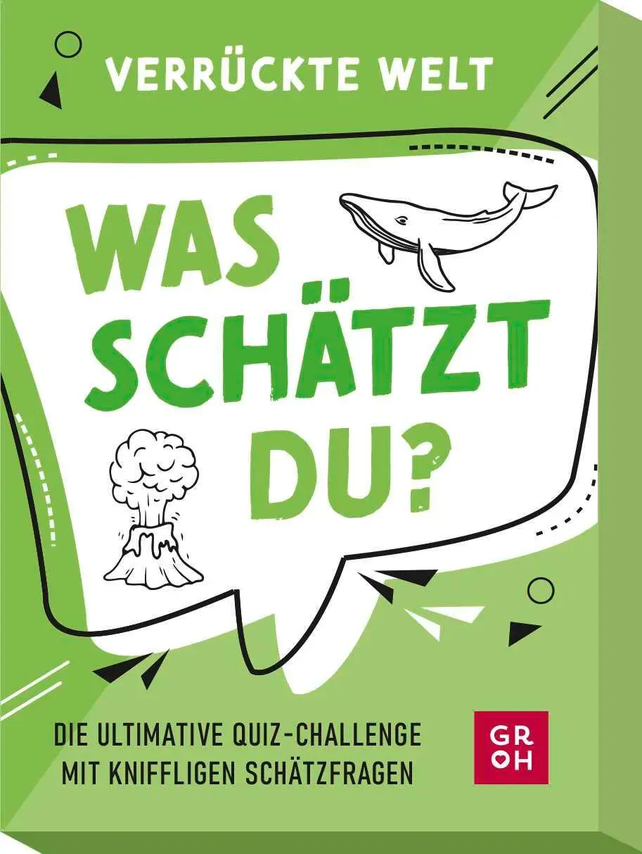Cover: 4036442013496 | Was schätzt du? - Verrückte Welt | Marianne Huber | Spiel | Schachtel