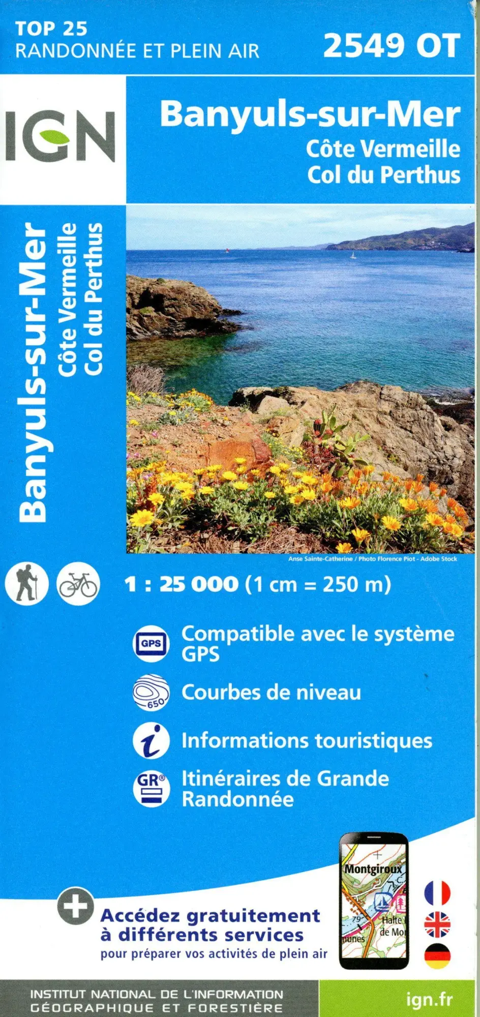 Cover: 9782758553496 | Banyuls - Col du Perthus 1:25 000 | 1:25000 | (Land-)Karte | 2023