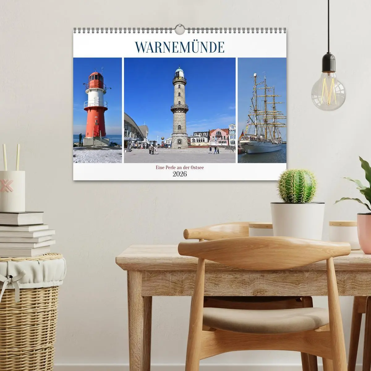 Bild: 9783457563496 | WARNEMÜNDE (Wandkalender 2026 DIN A3 quer), CALVENDO Monatskalender