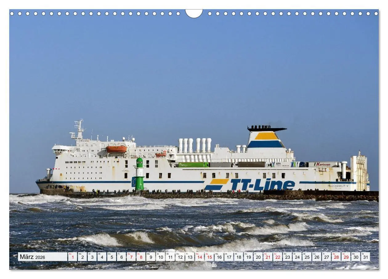 Bild: 9783457563496 | WARNEMÜNDE (Wandkalender 2026 DIN A3 quer), CALVENDO Monatskalender