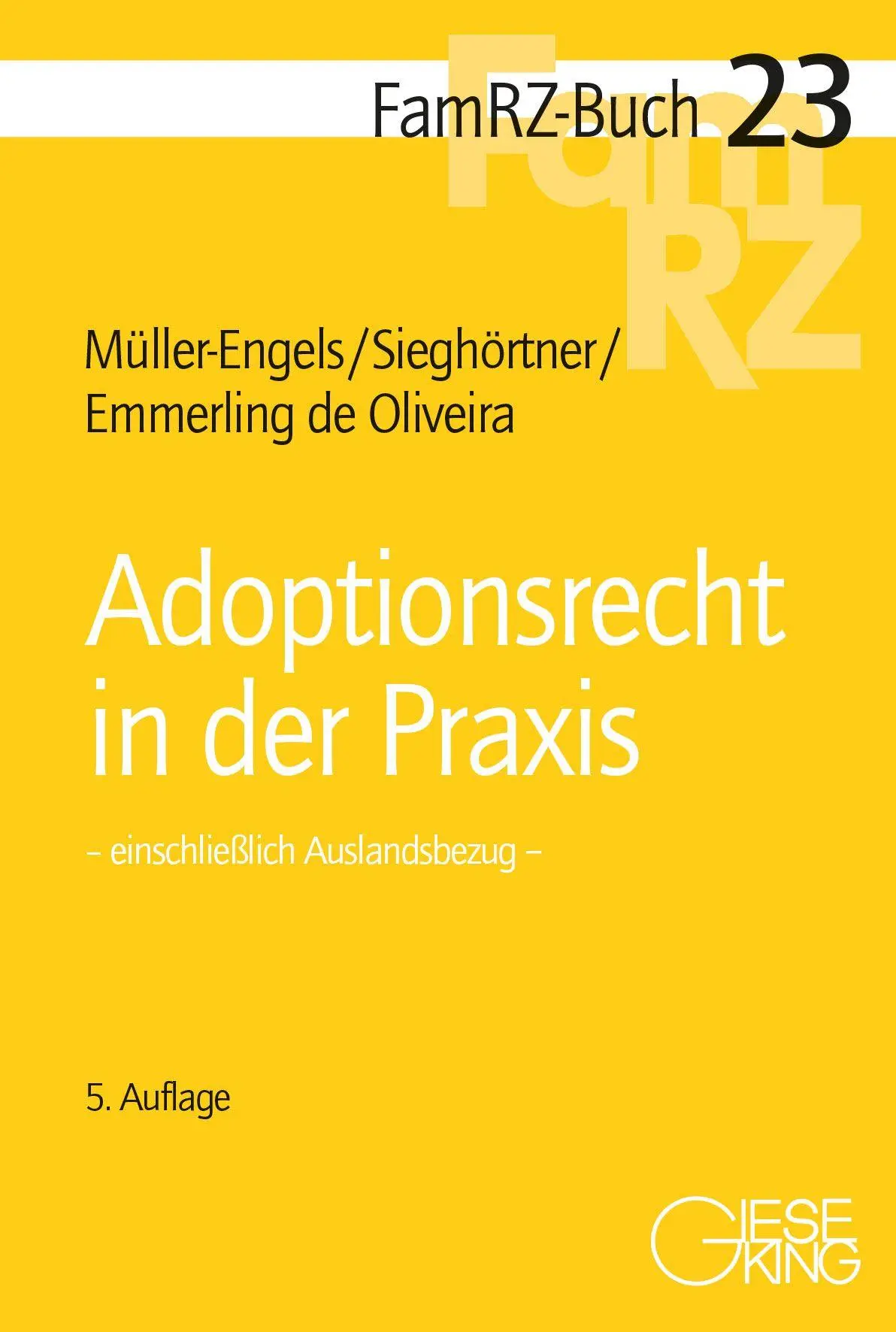 Cover: 9783769413496 | Adoptionsrecht in der Praxis | einschließlich Auslandsbezug | Buch