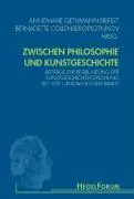 Cover: 9783770543496 | Zwischen Philosophie und Kunstgeschichte | Annemarie Gethmann-Siefert