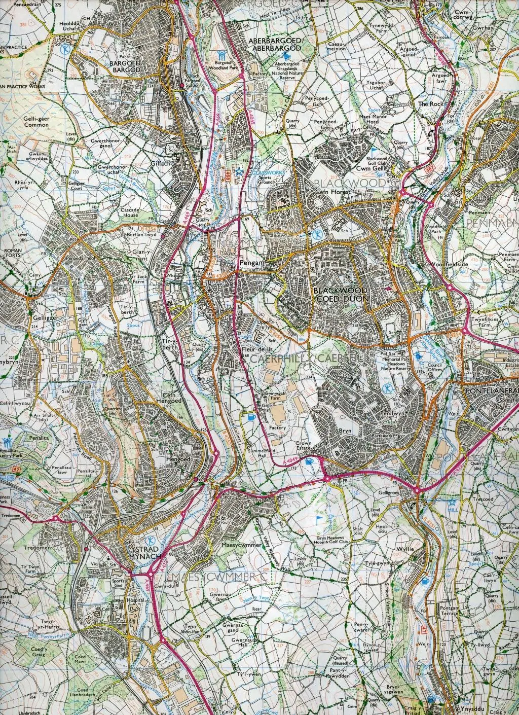 Bild: 9780319243596 | Rhondda and Merthyr Tydfil | Ordnance Survey | (Land-)Karte | Englisch