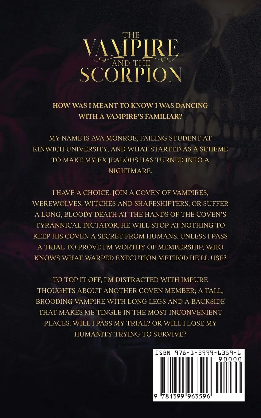 Rückseite: 9781399963596 | The Vampire and the Scorpion | Book One of the Blood and Venom Saga