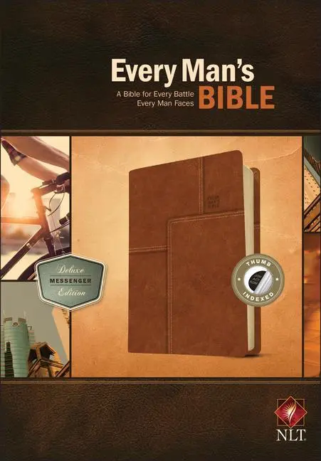 Cover: 9781496433596 | Every Man's Bible NLT, Deluxe Messenger Edition | Stephen Arterburn