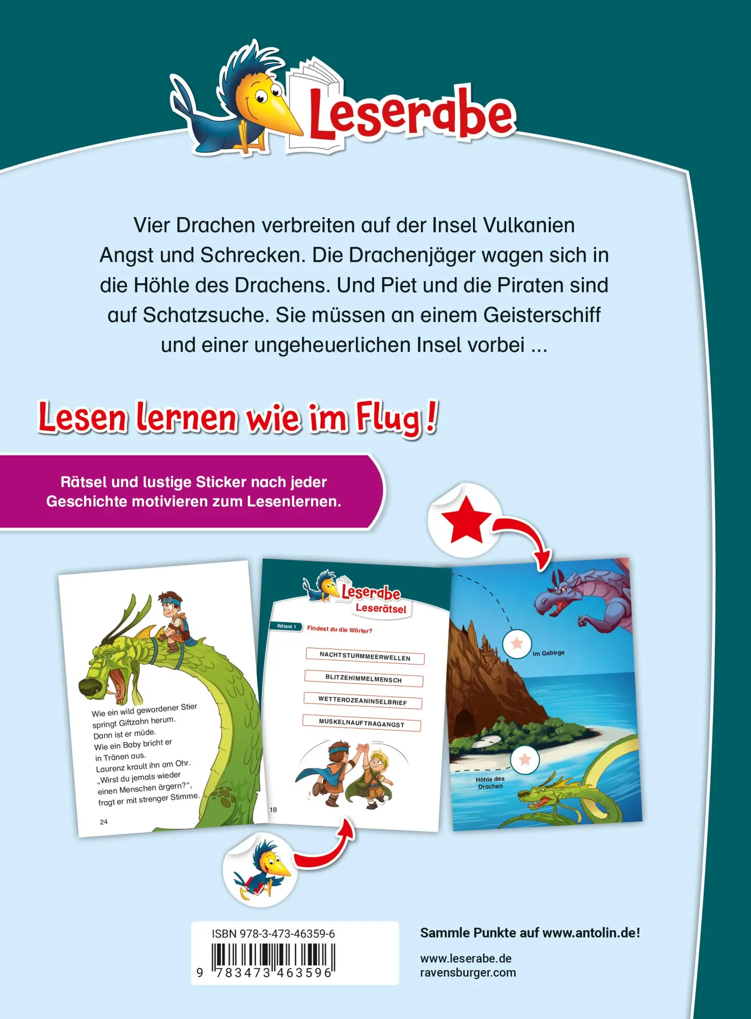 Rückseite: 9783473463596 | Leserabe Sonderausgaben - Abenteuergeschichten zum Lesenlernen | Thilo