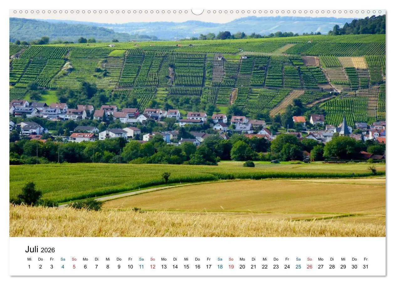 Bild: 9783516193596 | Württemberger Wein 2026 (hochwertiger Premium Wandkalender 2026 DIN...