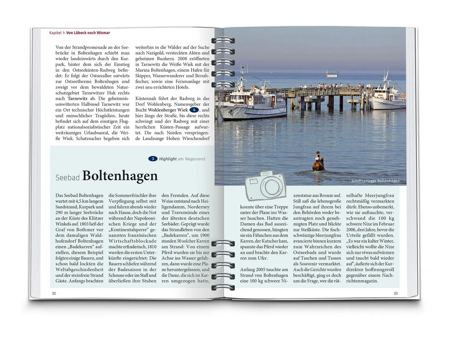 Bild: 9783991543596 | KOMPASS Radreiseführer Ostseeküstenradweg Mecklenburg-Vorpommern