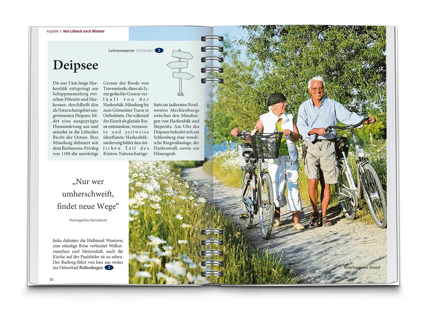 Bild: 9783991543596 | KOMPASS Radreiseführer Ostseeküstenradweg Mecklenburg-Vorpommern