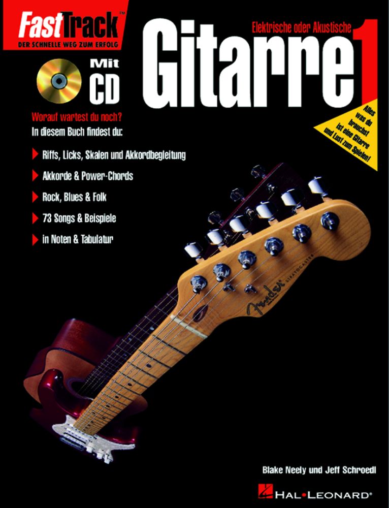 Cover: 9789043103596 | FastTrack - Gitarre 1 (D) | Schule zum Selbststudium | Neely (u. a.)