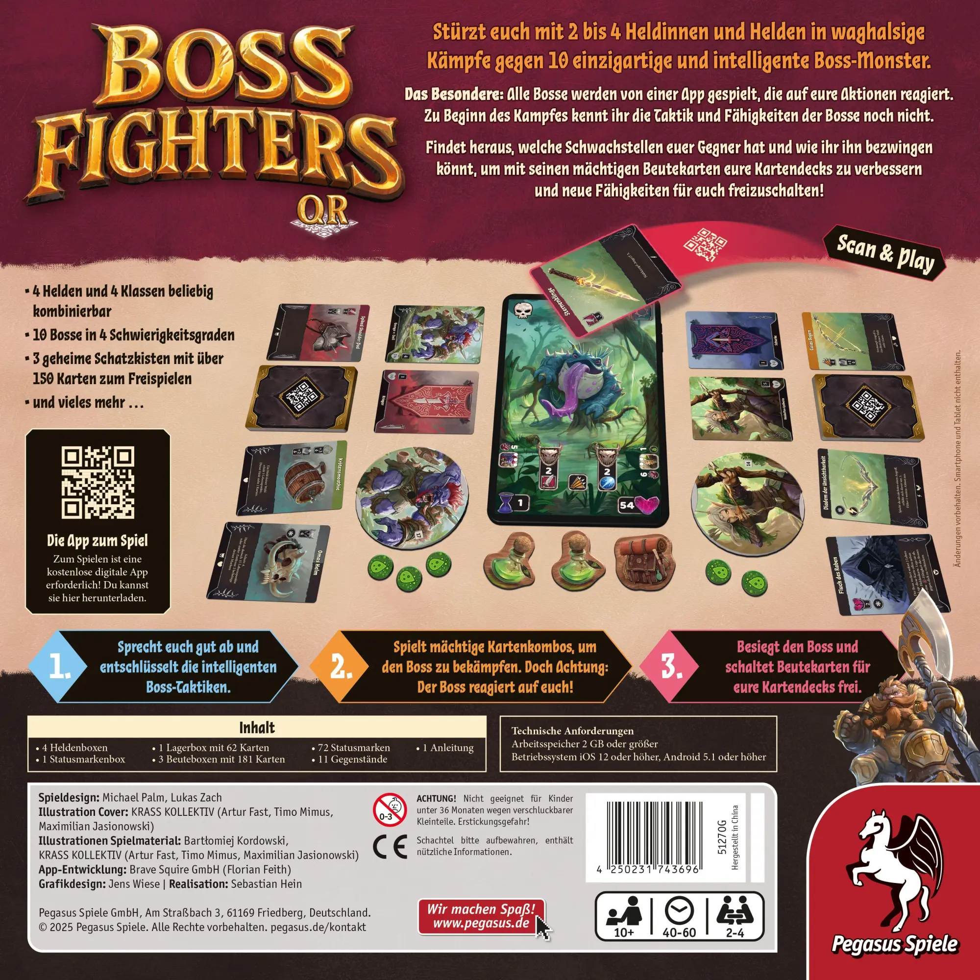 Bild: 4250231743696 | Boss Fighters QR | Spiel | 51270G | Deutsch | 2025 | EAN 4250231743696