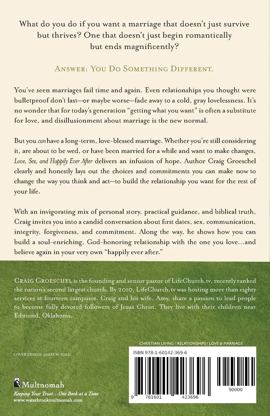 Rückseite: 9781601423696 | Love, Sex, and Happily Ever After | Craig Groeschel | Taschenbuch