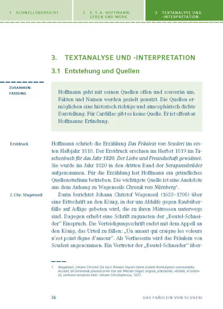 Bild: 9783129303696 | Das Fräulein von Scuderi von E.T.A Hoffmann | E T A Hoffmann | Buch