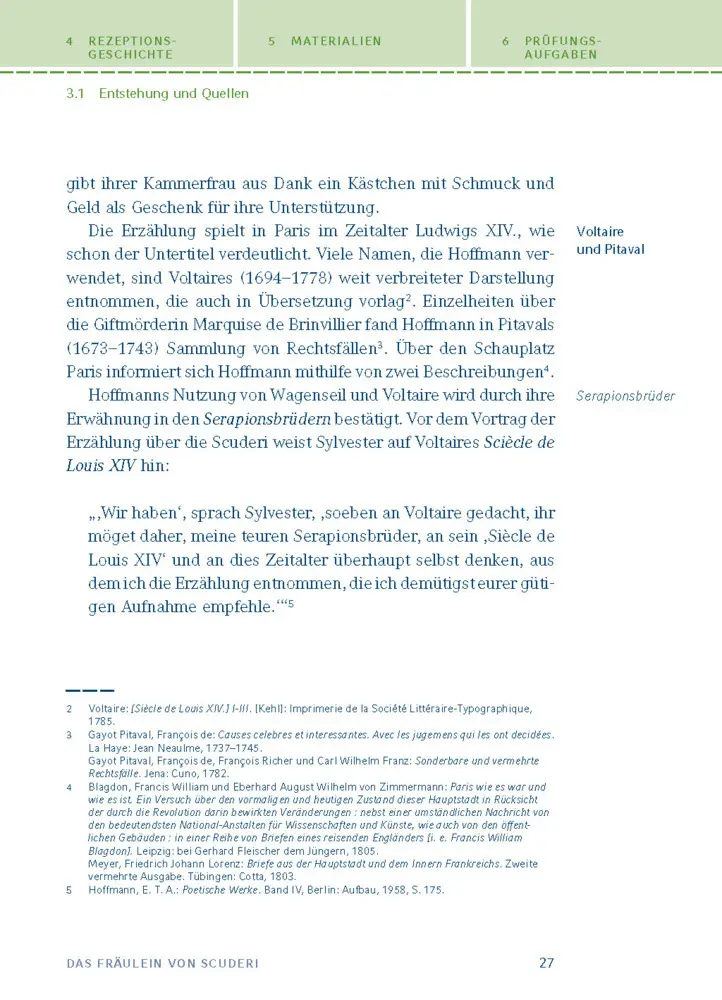 Bild: 9783129303696 | Das Fräulein von Scuderi von E.T.A Hoffmann | E T A Hoffmann | Buch