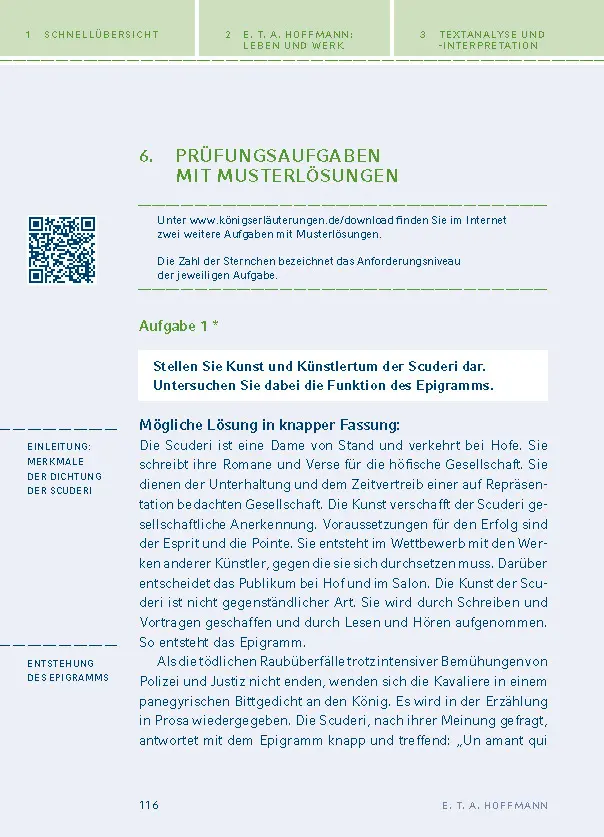 Bild: 9783129303696 | Das Fräulein von Scuderi von E.T.A Hoffmann | E T A Hoffmann | Buch