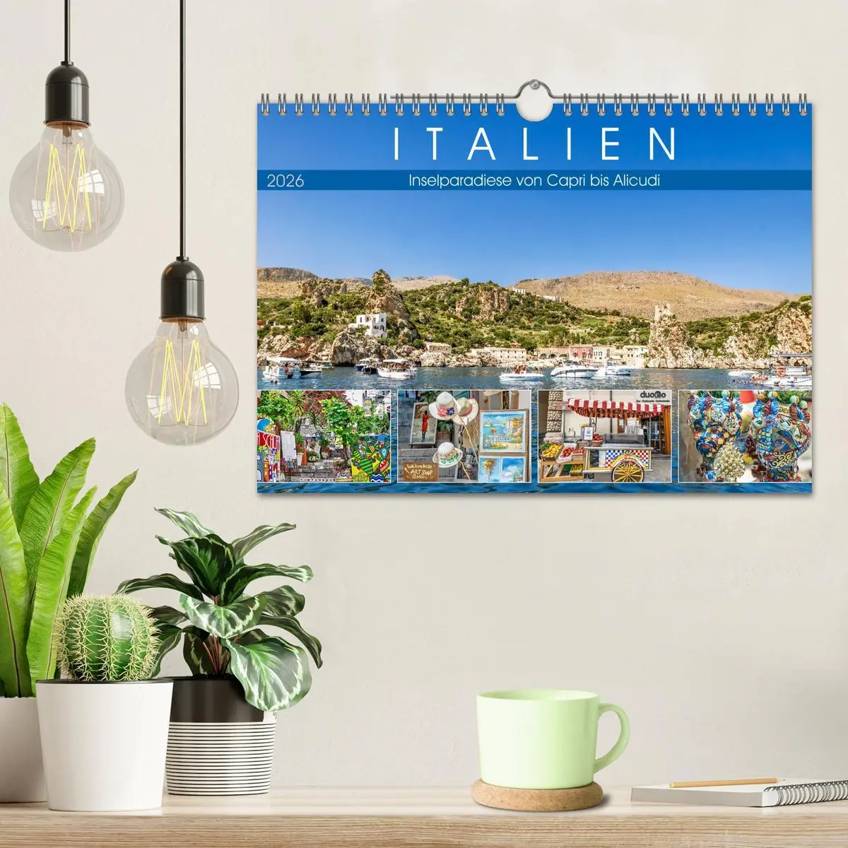 Bild: 9783457303696 | Italien - Inselparadiese von Capri bis Alicudi (Wandkalender 2026...