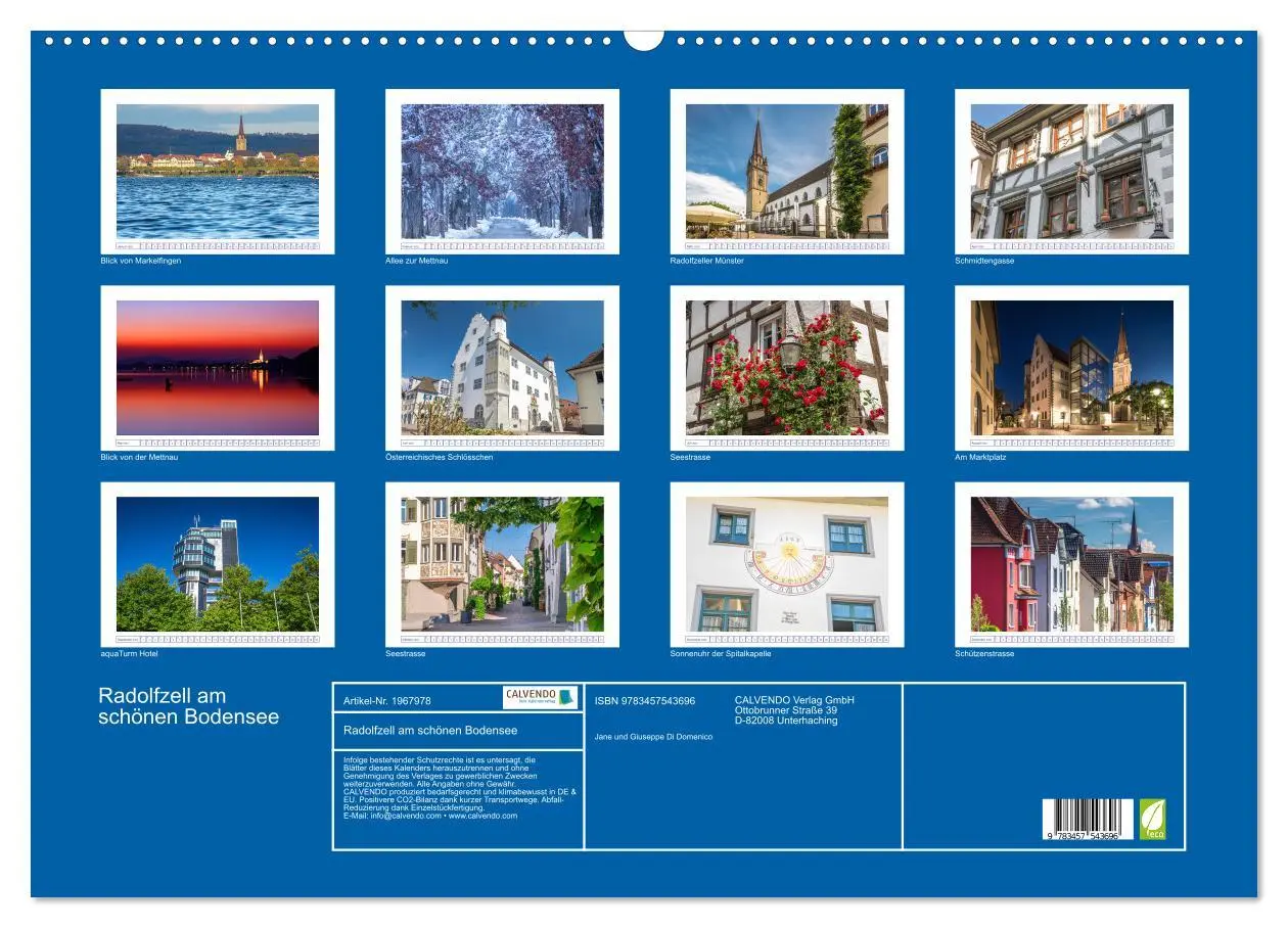 Bild: 9783457543696 | Radolfzell am schönen Bodensee (Wandkalender 2026 DIN A2 quer),...