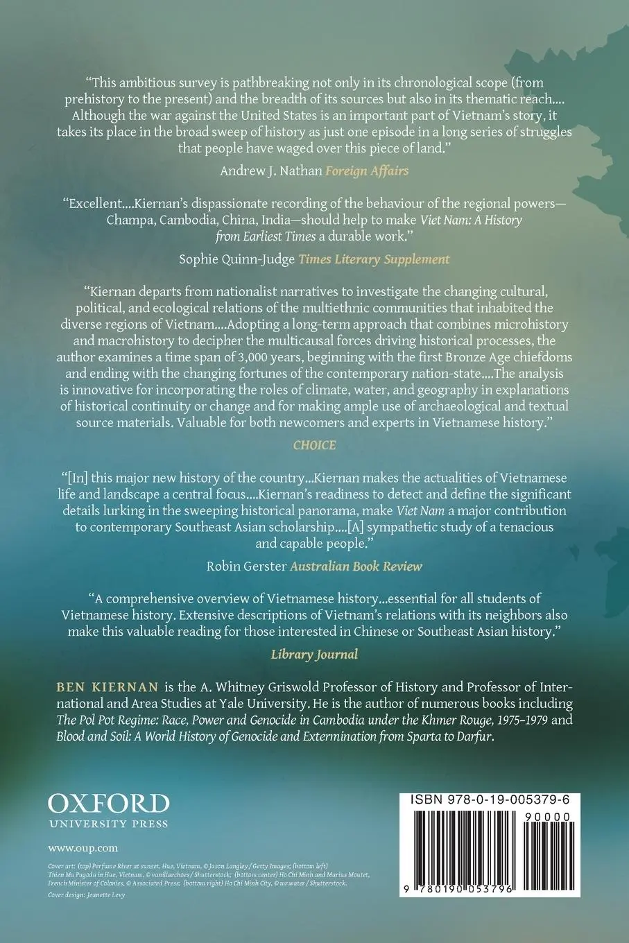 Rückseite: 9780190053796 | Viet Nam | A History from Earliest Times to the Present | Ben Kiernan